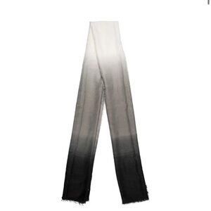 NWOT Carly Cushnie Scarf, black to white ombré - super soft